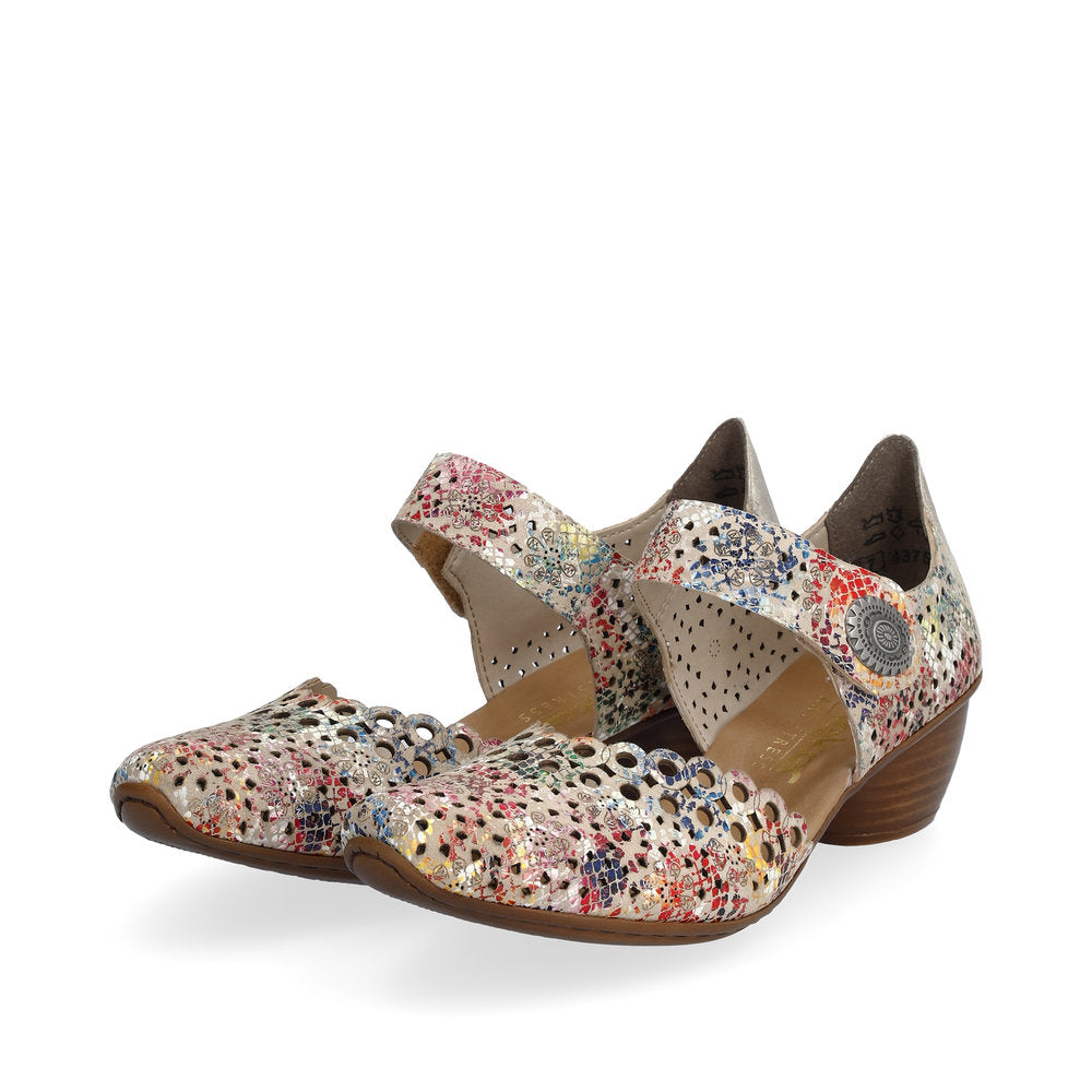 Rieker Ladies Multi Coloured Mary Jane