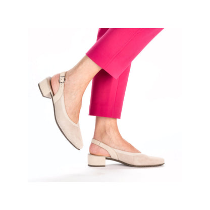 Rieker Ladies Low Heel Sling Back Court Shoe