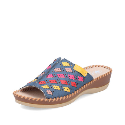 Rieker Ladies Woven Backless Sandal