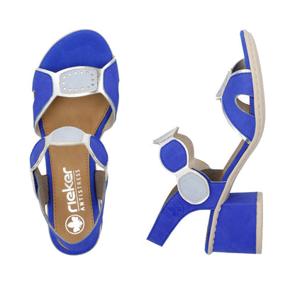 Rieker Ladies Block Heel Dress Sandal