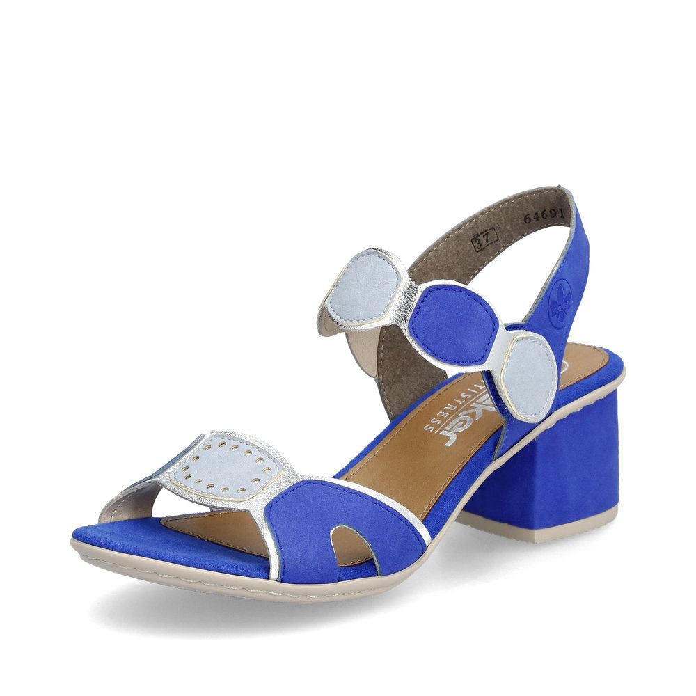 Rieker Ladies Block Heel Dress Sandal