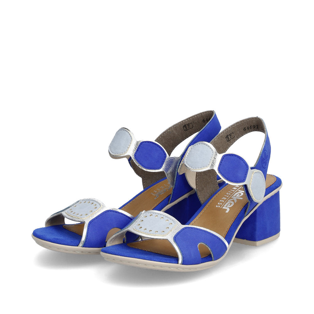 Rieker Ladies Block Heel Dress Sandal