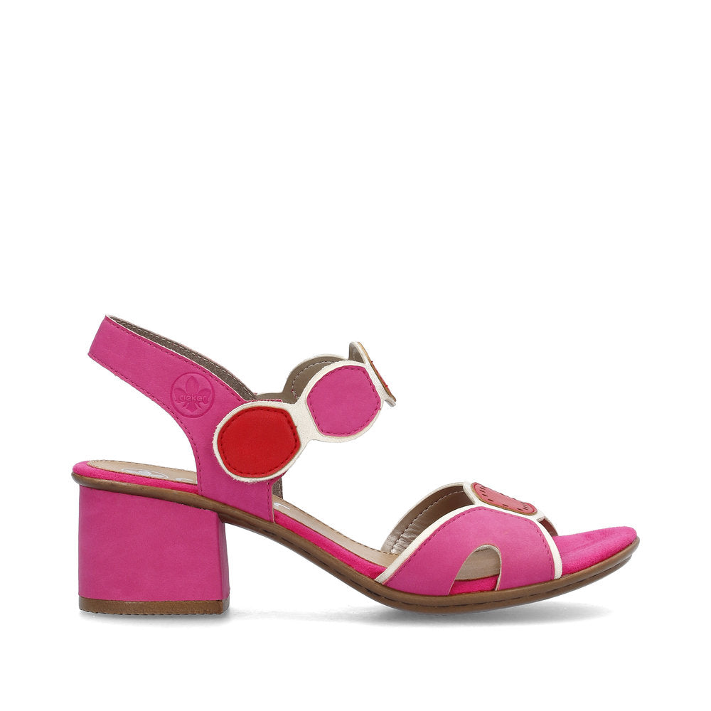 Rieker ladies Block Heel Dress Sandal