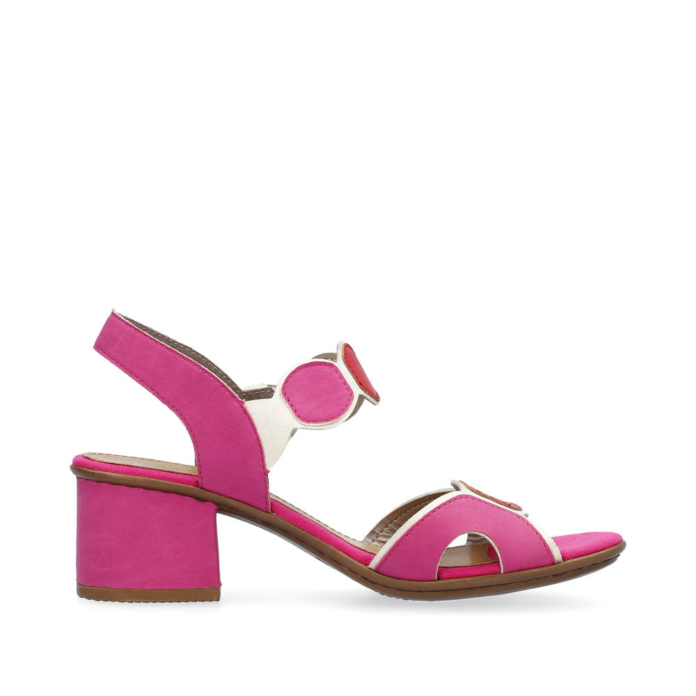 Rieker ladies Block Heel Dress Sandal