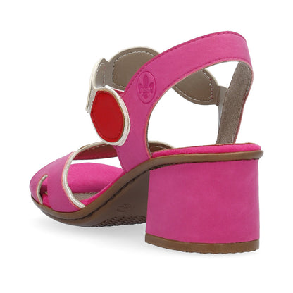 Rieker ladies Block Heel Dress Sandal