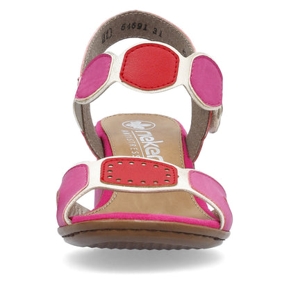 Rieker ladies Block Heel Dress Sandal