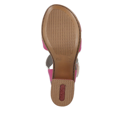 Rieker ladies Block Heel Dress Sandal