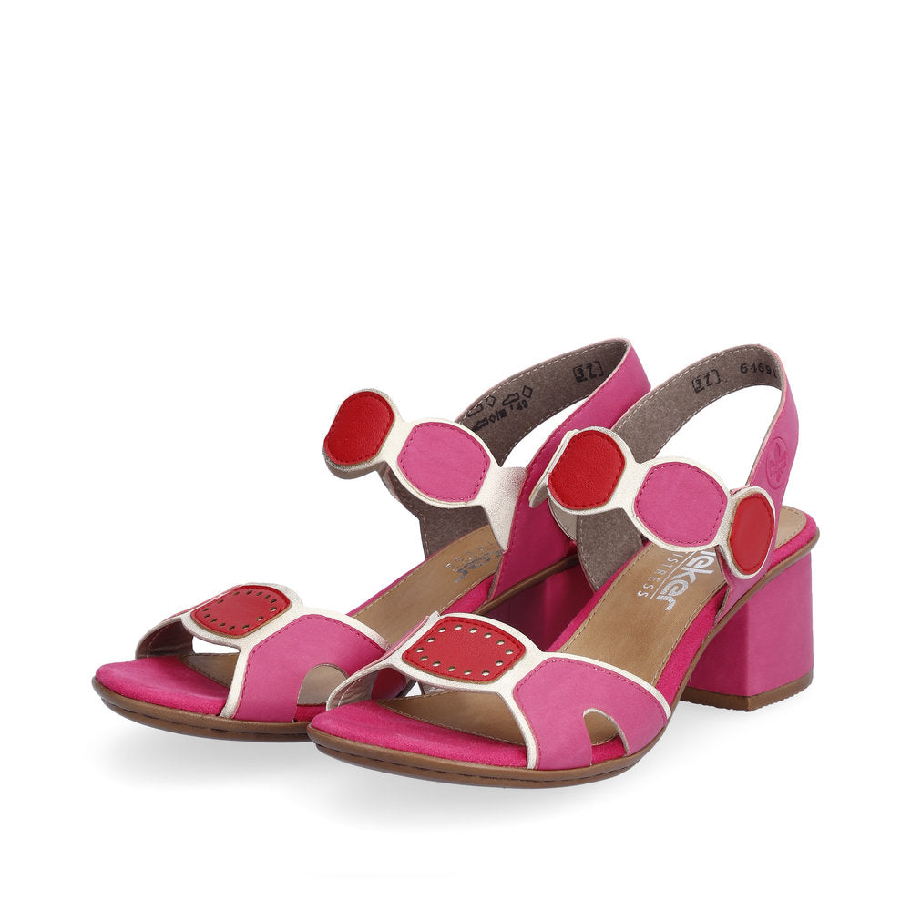 Rieker ladies Block Heel Dress Sandal