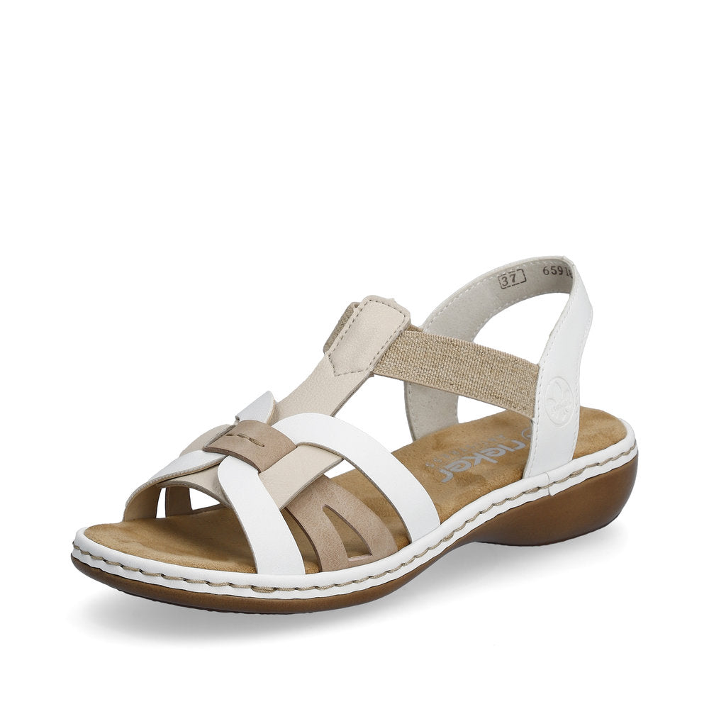 Rieker Ladies Flat Heel Sandal