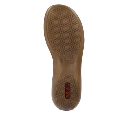 Rieker Ladies Flat Heel Sandal