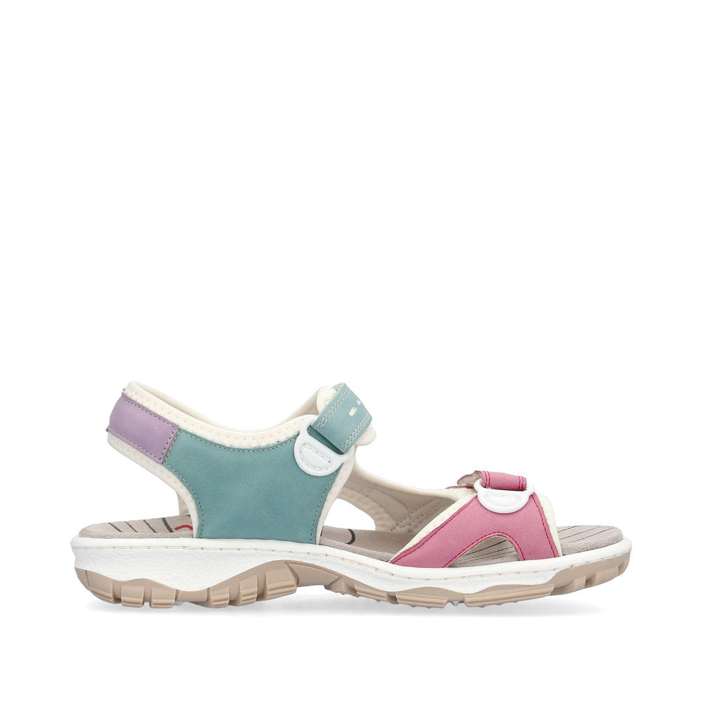 Rieker Ladies Multi Coloured Walking Sandal