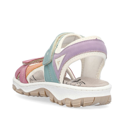 Rieker Ladies Multi Coloured Walking Sandal