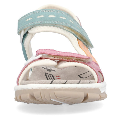 Rieker Ladies Multi Coloured Walking Sandal