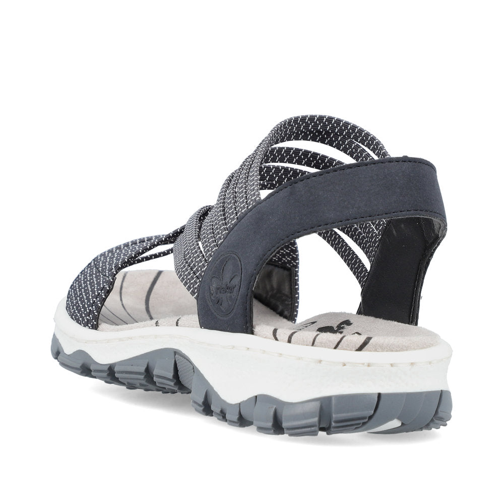 Rieker Ladies Elastic Strap Walking Sandal