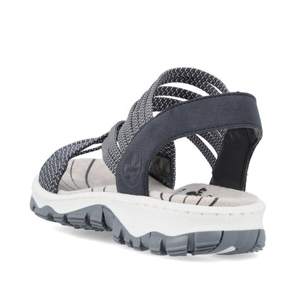 Rieker Ladies Elastic Strap Walking Sandal