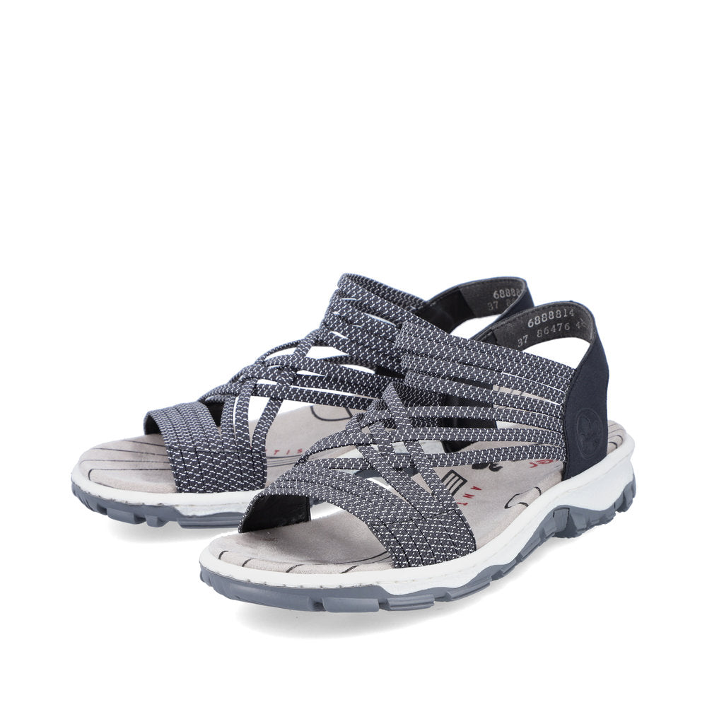 Rieker Ladies Elastic Strap Walking Sandal