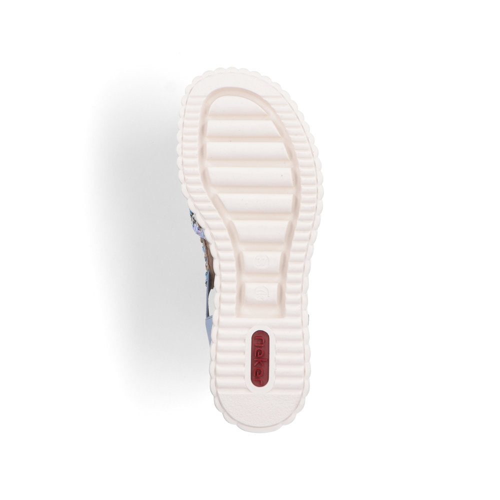Rieker Ladies High Front Multi Coloured Sandal