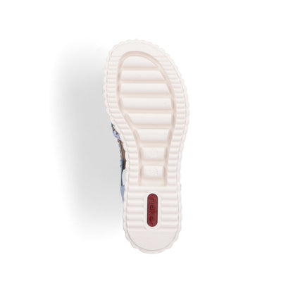 Rieker Ladies High Front Multi Coloured Sandal