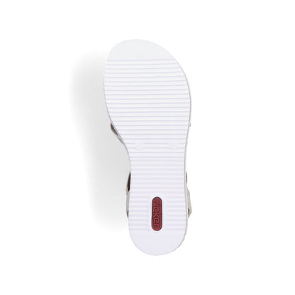 Rieker Ladies Multi Strap Cross Over Sandal