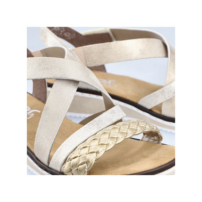 Rieker Ladies Multi Strap Cross Over Sandal
