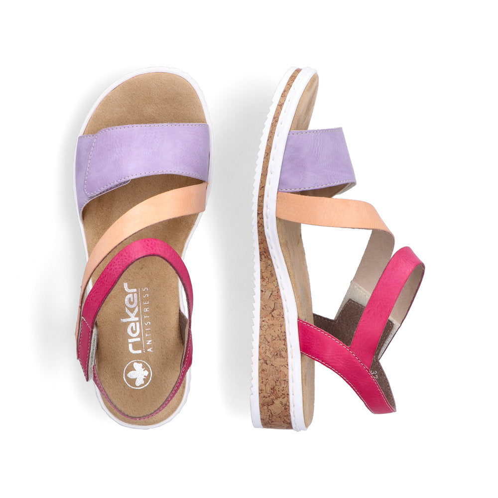 Rieker Ladies Cross Strap Adjustable Sandal