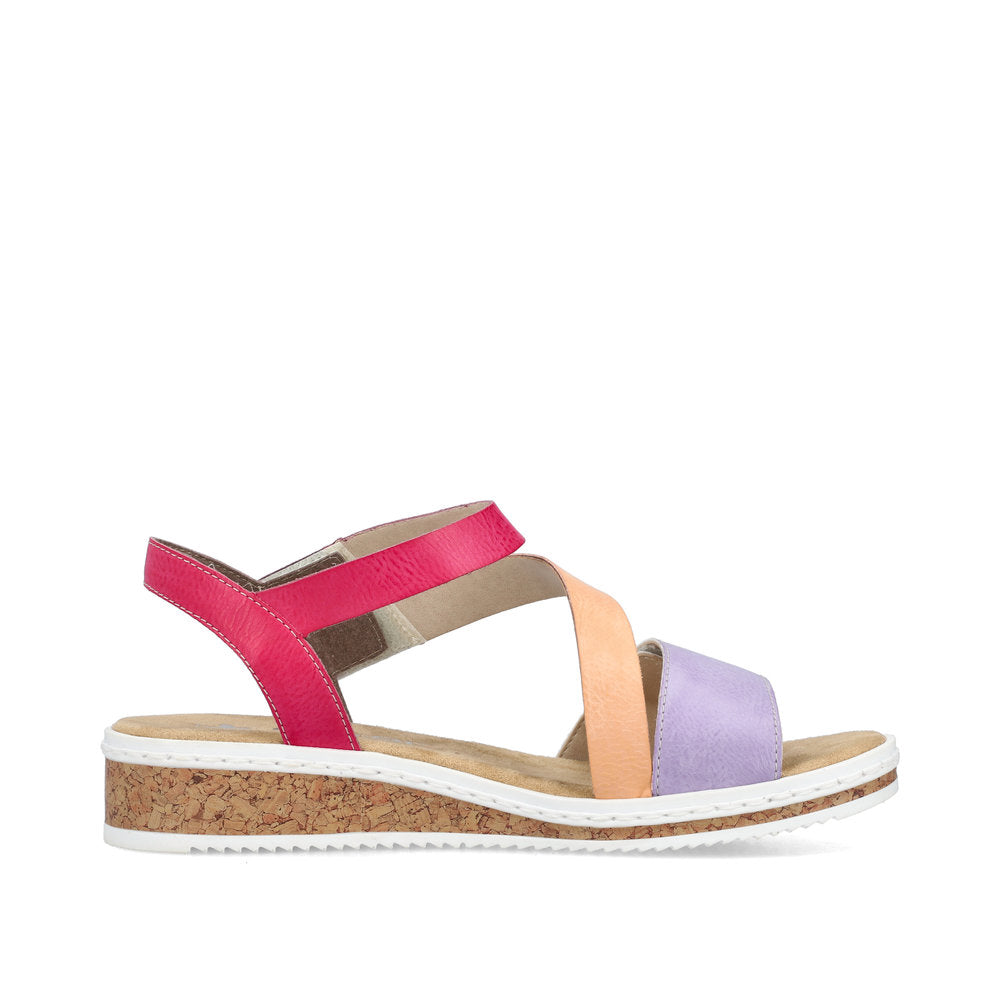 Rieker Ladies Cross Strap Adjustable Sandal