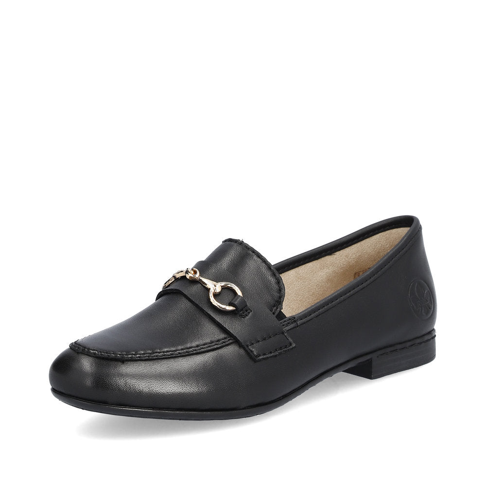 Rieker Ladies Snaffle Trim Loafer Shoe