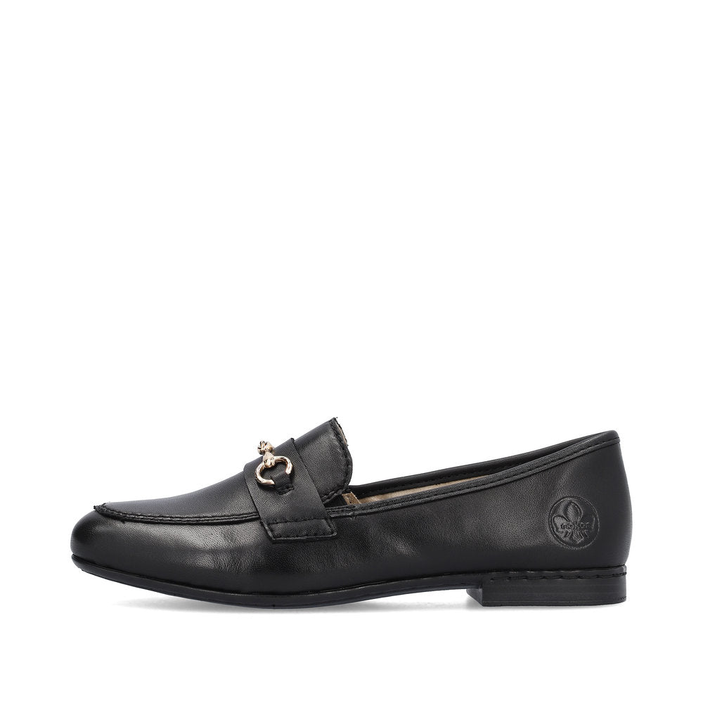 Rieker Ladies Snaffle Trim Loafer Shoe