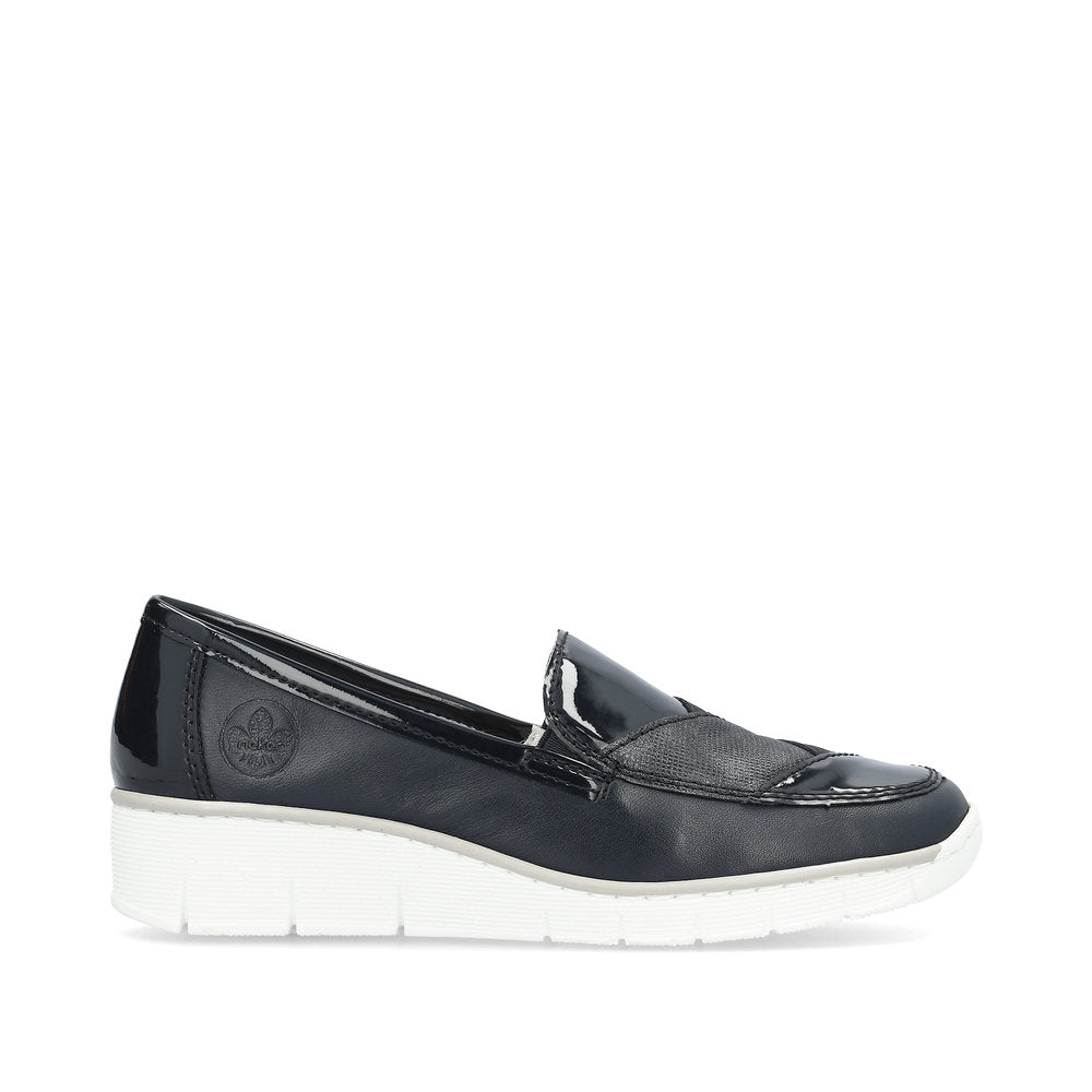 Rieker Ladies Tab Front Flat Shoe