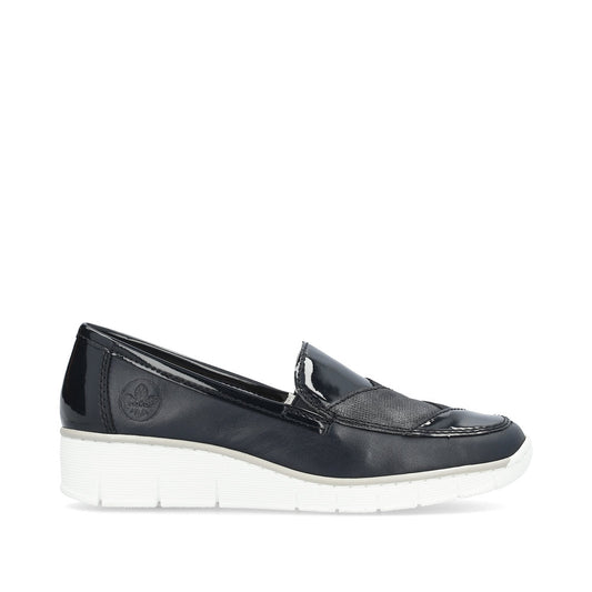 Rieker Ladies Tab Front Flat Shoe