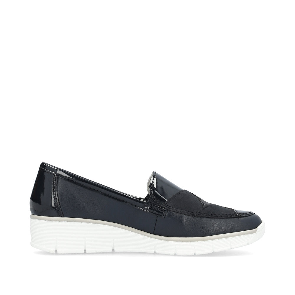 Rieker Ladies Tab Front Flat Shoe