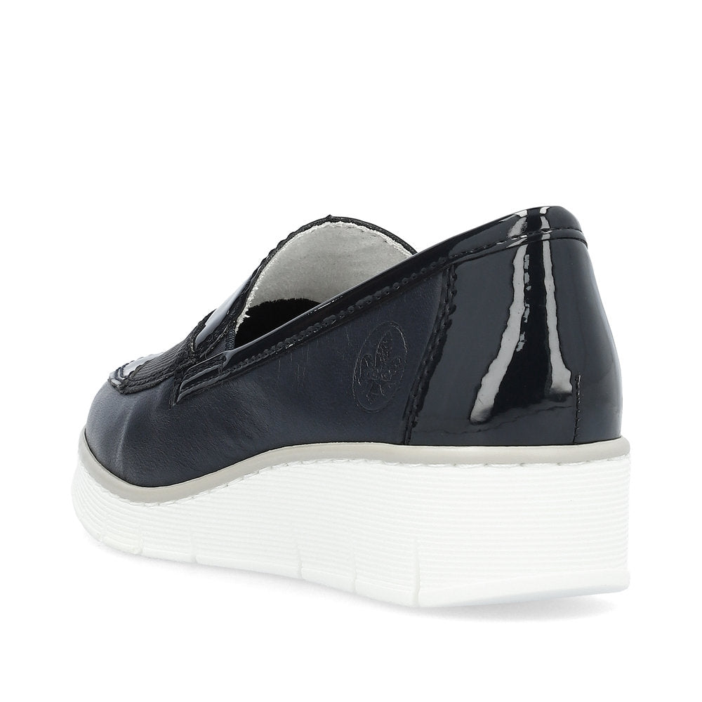 Rieker Ladies Tab Front Flat Shoe