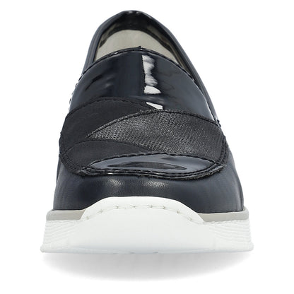 Rieker Ladies Tab Front Flat Shoe