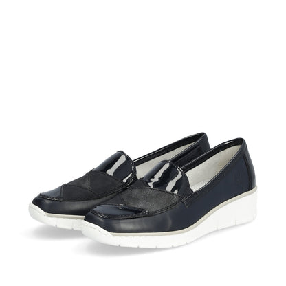 Rieker Ladies Tab Front Flat Shoe
