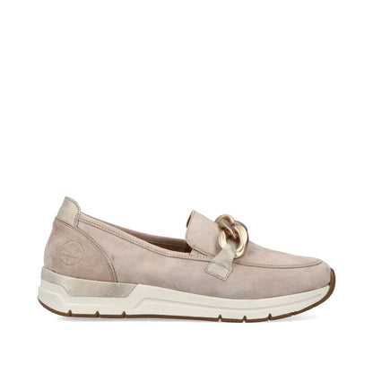 Rieker Ladies Chain Trim Sporty Loafer