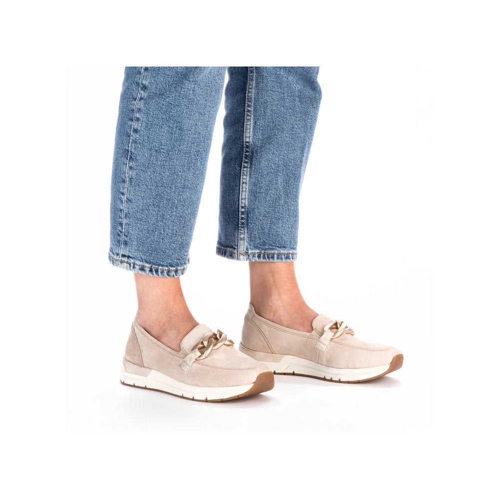 Rieker Ladies Chain Trim Sporty Loafer