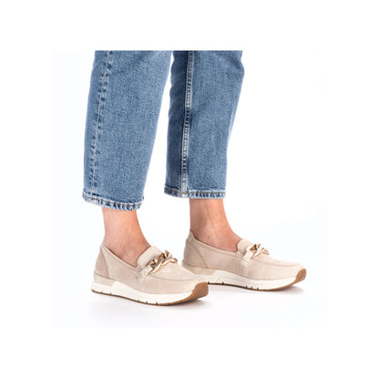 Rieker Ladies Chain Trim Sporty Loafer