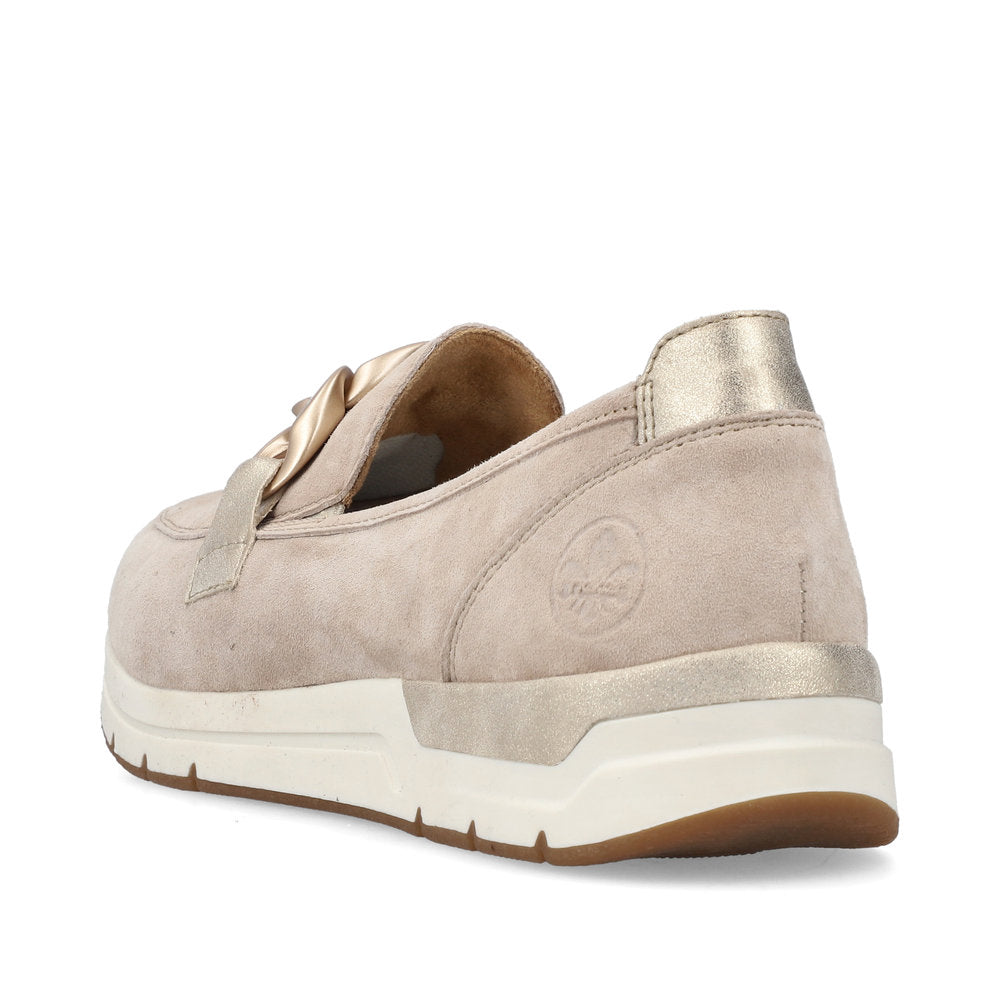 Rieker Ladies Chain Trim Sporty Loafer