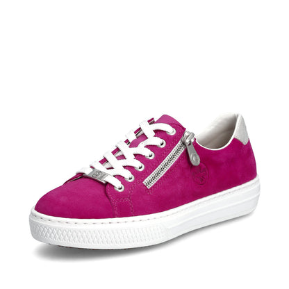 Rieker Ladies Flat Sole Zip Side Sneaker