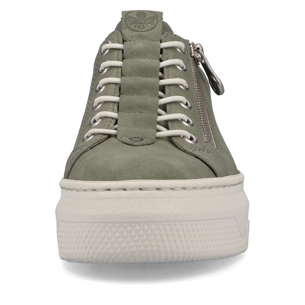 Rieker Ladies Bungee Lace Flatform Sneaker