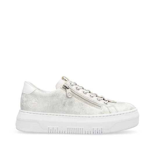 Rieker Ladies Bungee Lace Flatform Sneaker