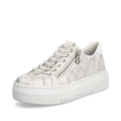 Rieker Ladies Bungee Lace Flatform Sneaker