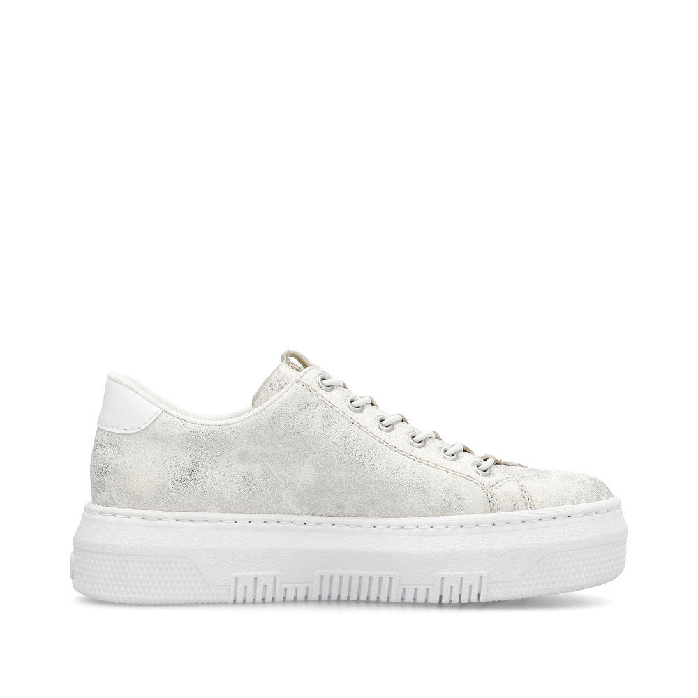 Rieker Ladies Bungee Lace Flatform Sneaker