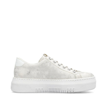 Rieker Ladies Bungee Lace Flatform Sneaker