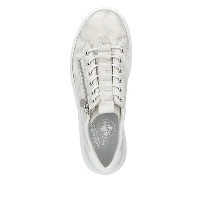 Rieker Ladies Bungee Lace Flatform Sneaker