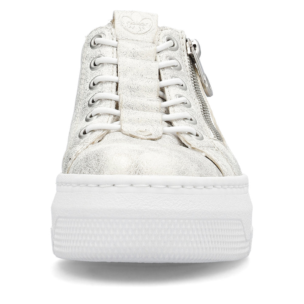 Rieker Ladies Bungee Lace Flatform Sneaker
