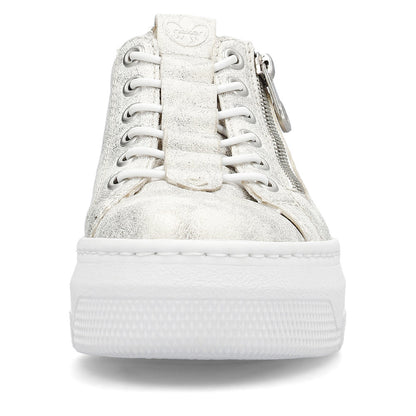 Rieker Ladies Bungee Lace Flatform Sneaker