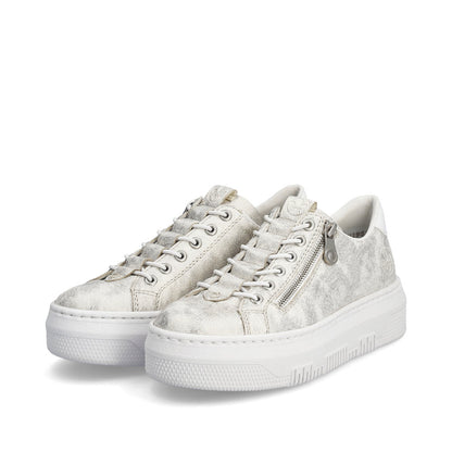 Rieker Ladies Bungee Lace Flatform Sneaker