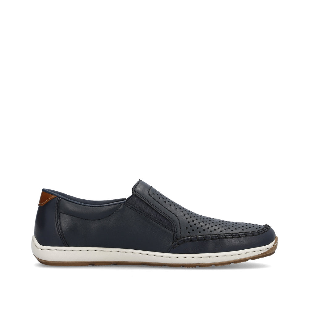 Rieker Men's Perforated Vamp Slip On Casual