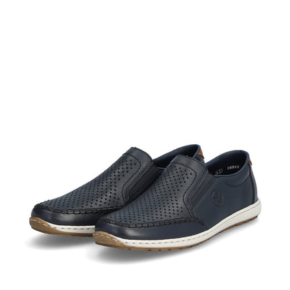 Rieker Men's Perforated Vamp Slip On Casual